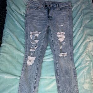 360 next level stretch distressed jeans from AE!